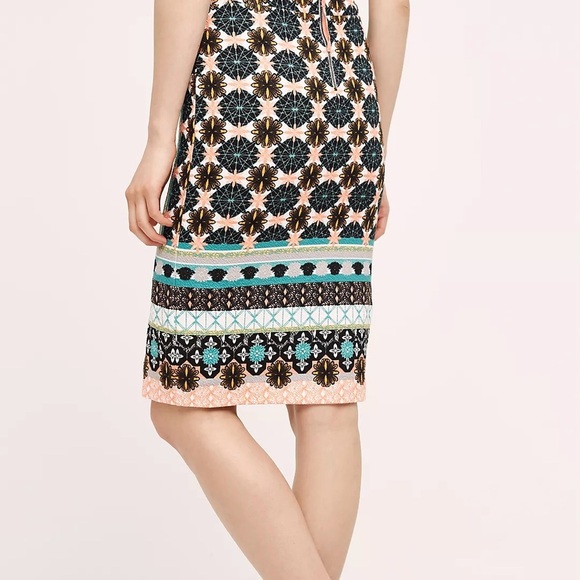 Anthropologie Maeve Tearoom Pencil Skirt Size L - Picture 2 of 12